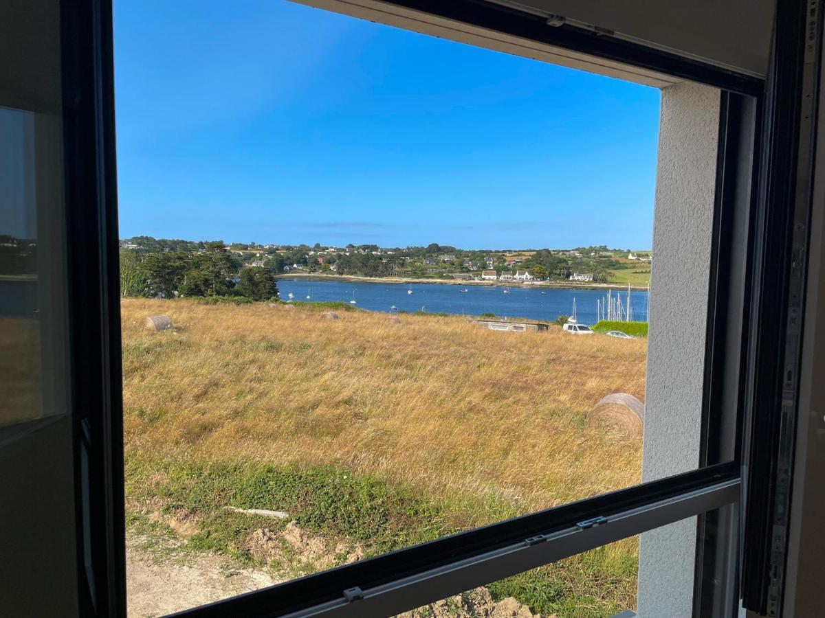 Ty Nevez - Jolie Maison Neuve Avec Petite Vue Mer Saint-Pabu  Eksteriør bilde