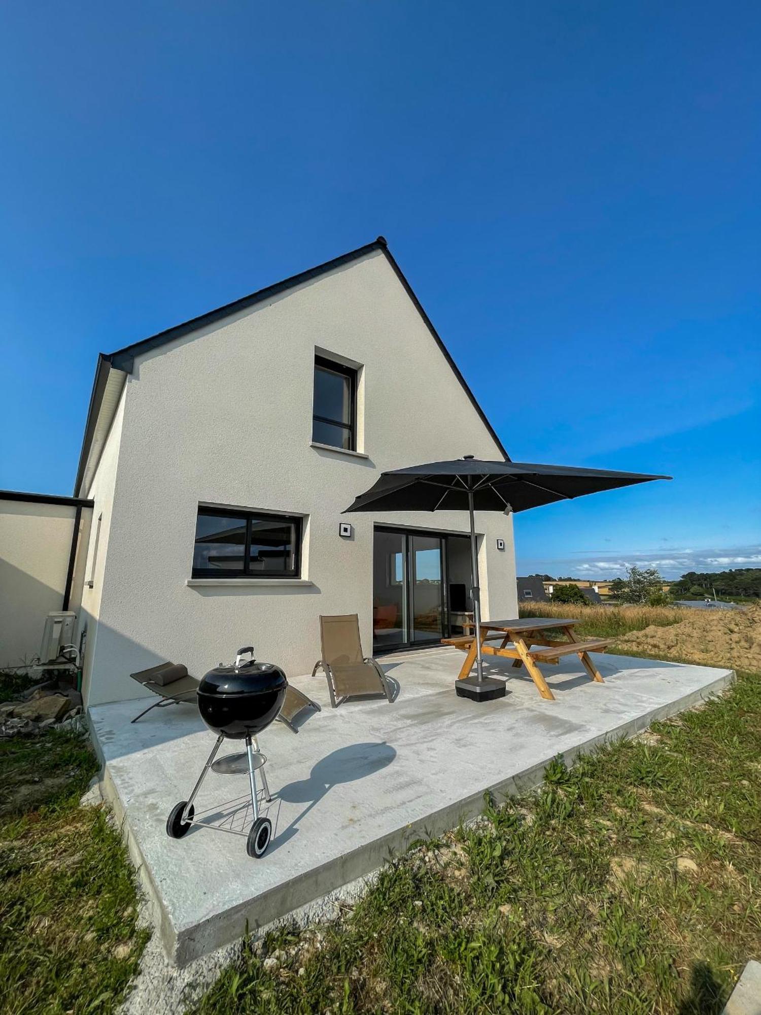 Ty Nevez - Jolie Maison Neuve Avec Petite Vue Mer Saint-Pabu  Eksteriør bilde